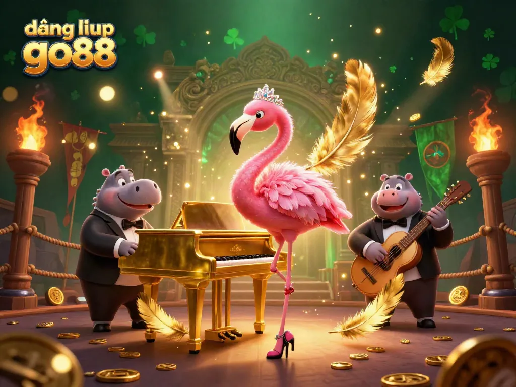 Experience the thrill of gambling at đăng nhập go88 featuring vivid casino elements and lively characters.