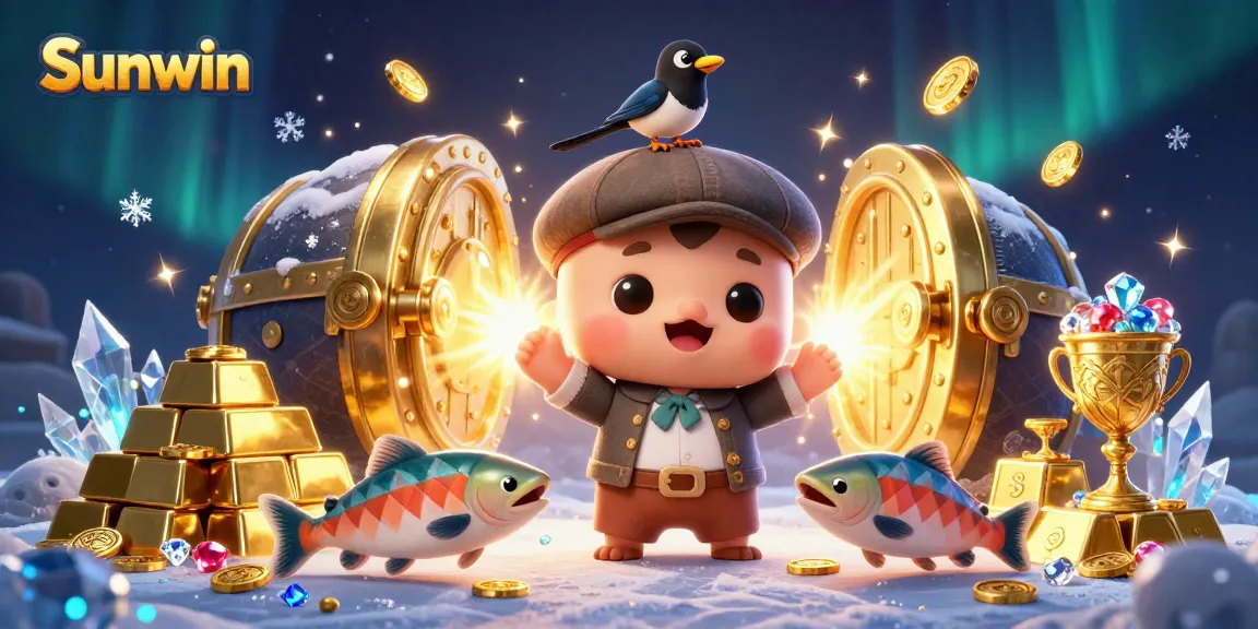 Engage with Sunwin's thrilling casino experience featuring playful Nessie and vibrant treasure!